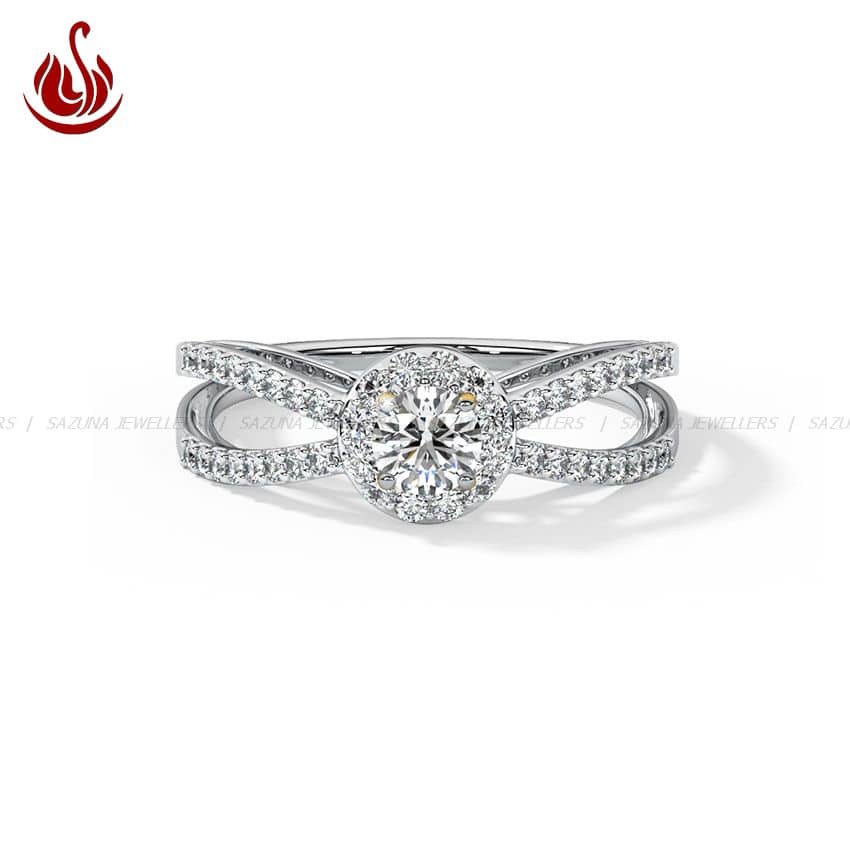 Sazuna Lustre Solitaire Ring Sazuna Jewellers