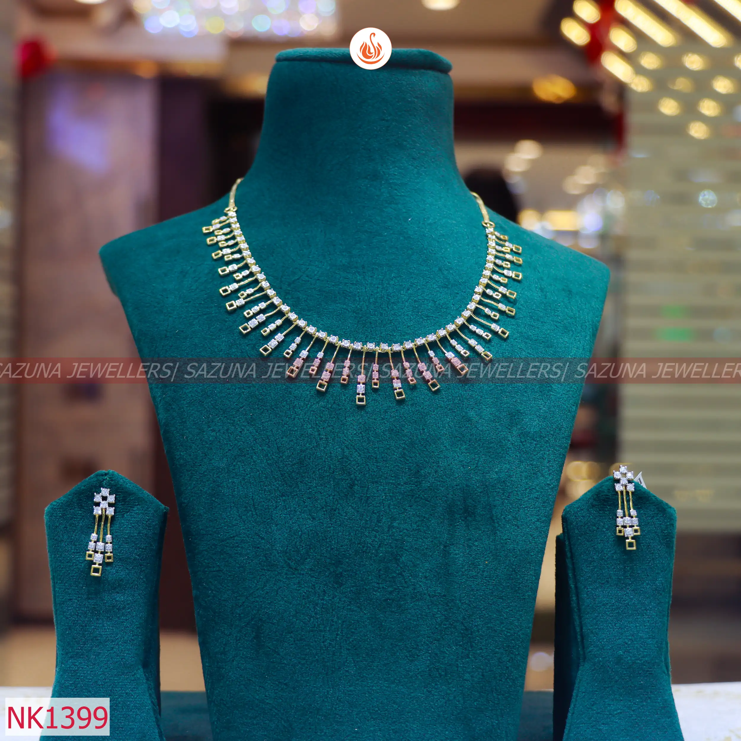 Sazuna Sitara  Diamond Necklace