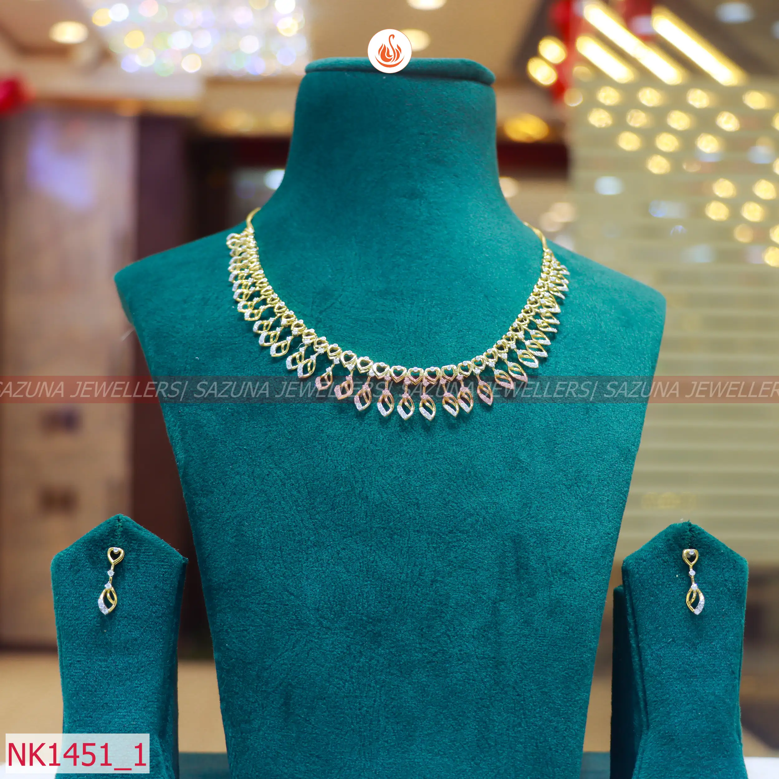 Sazuna Megha  Diamond Necklace