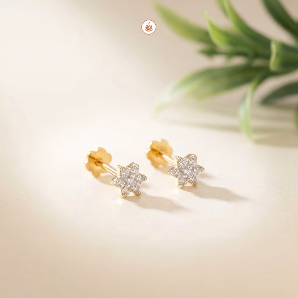Sazuna Oviya  Diamond Earring