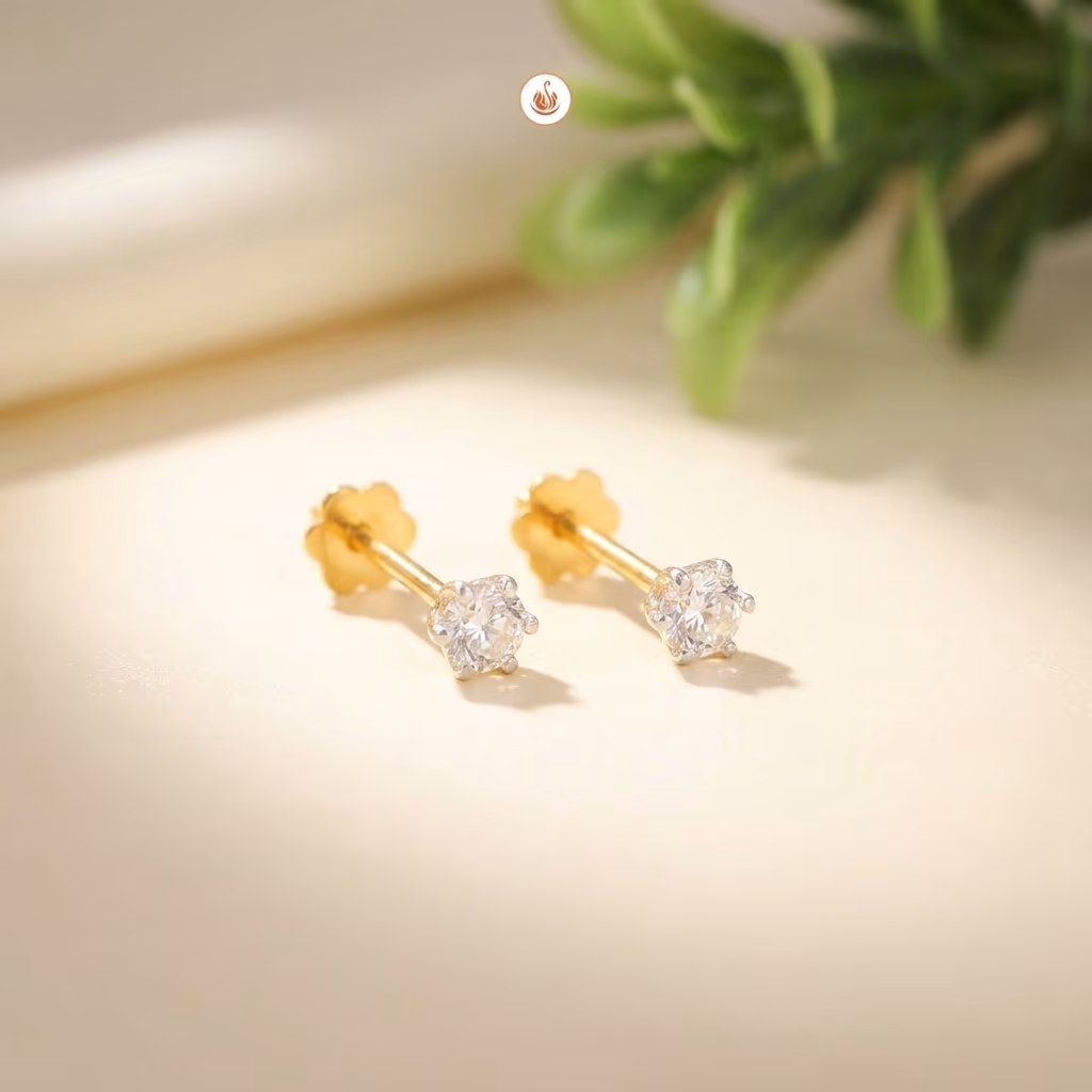 Sazuna Xenia Solitaire Diamond Earring
