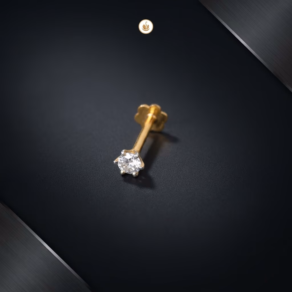Sazuna Ishaan Solitaire Diamond Earring
