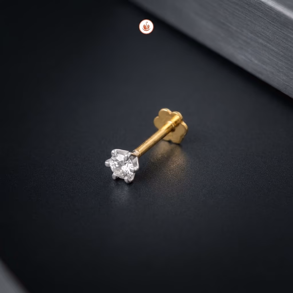Sazuna Koshish Solitaire Diamond Earring