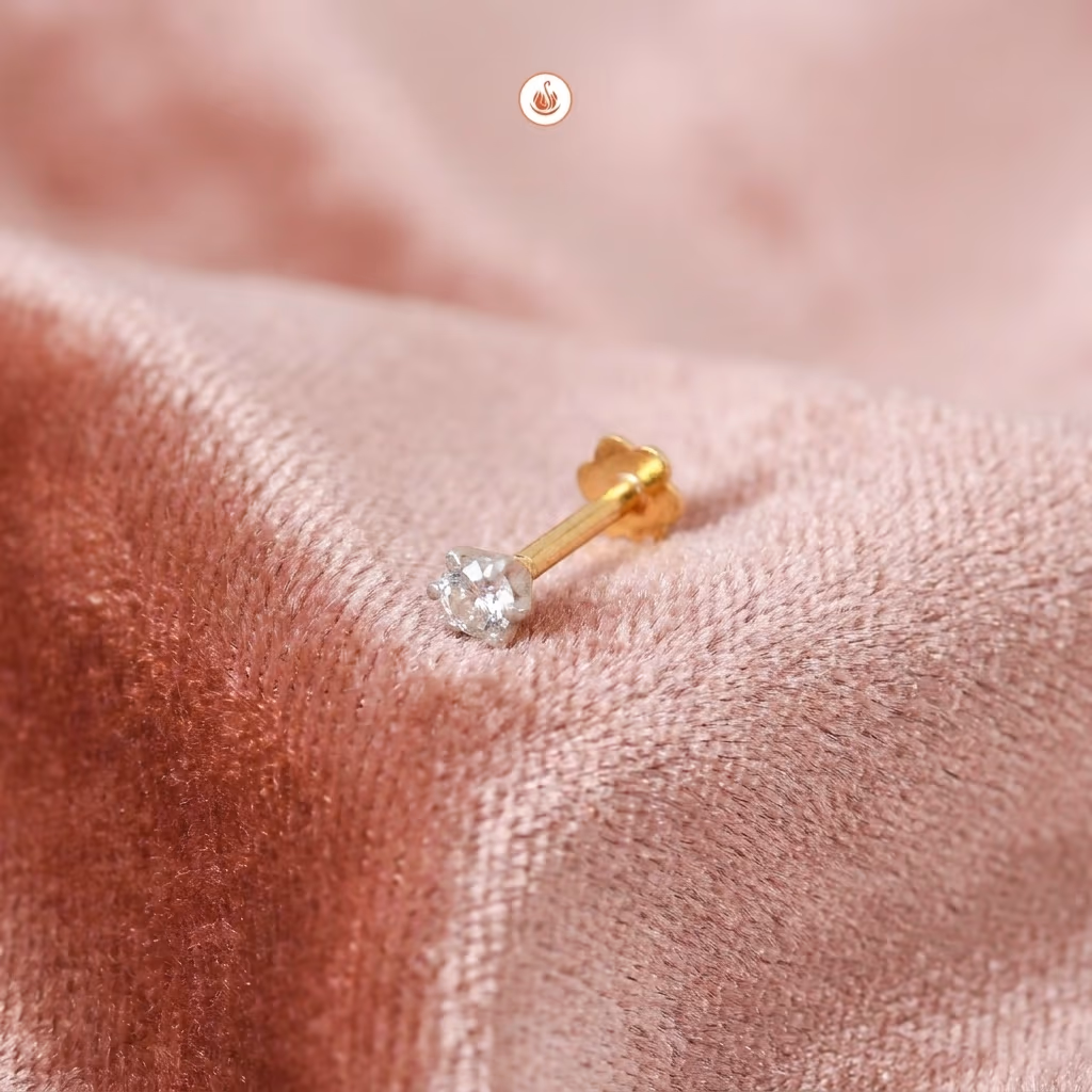 Sazuna Kashish Solitaire Diamond Nosepin