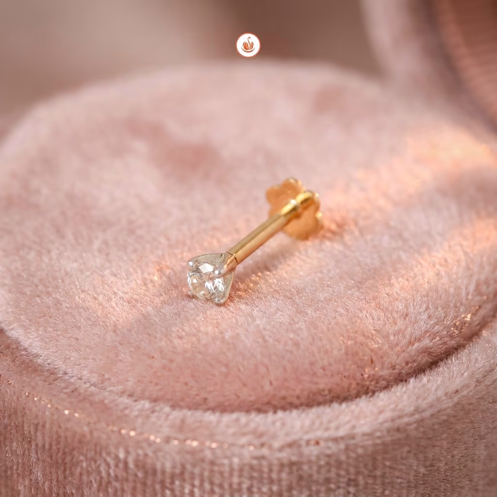 Sazuna Mitali Solitaire Diamond Nosepin