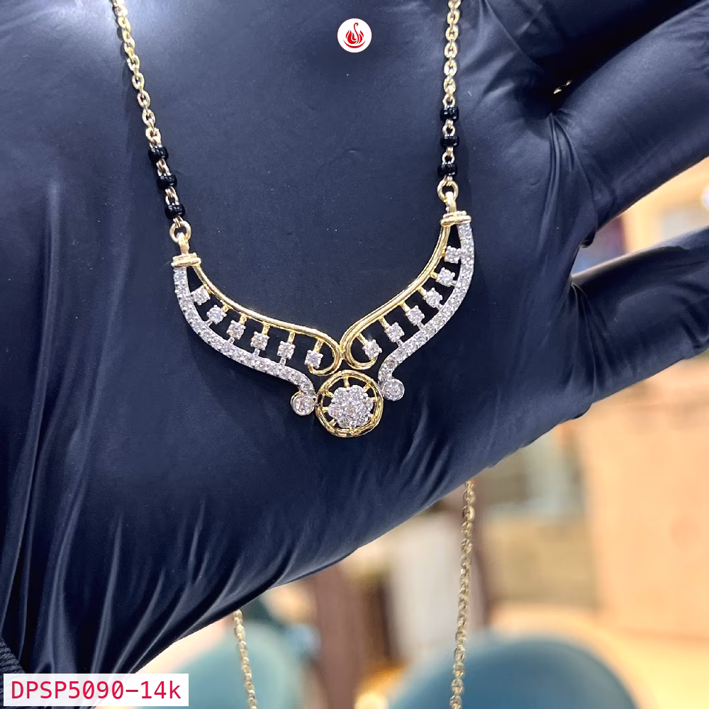 Diamond Mangalsutra - DPSP5090