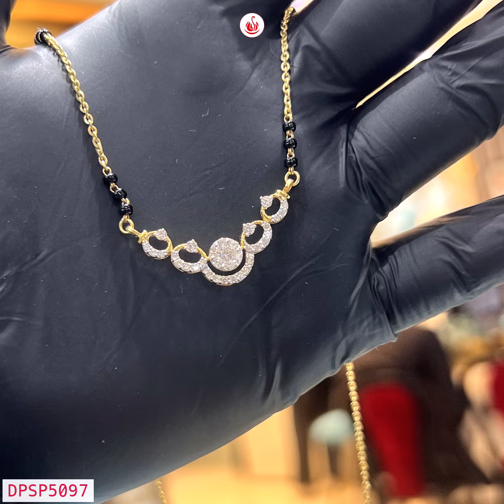 Diamond Mangalsutra - DPSP5097