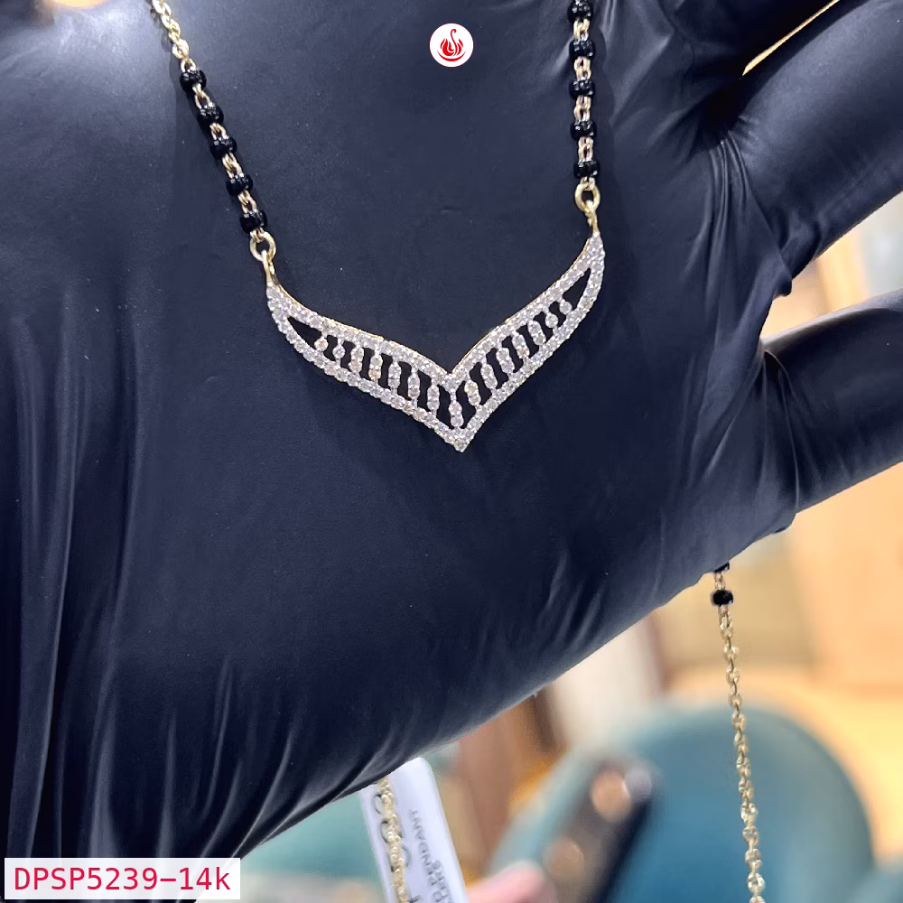 Diamond Mangalsutra - DPSP5239