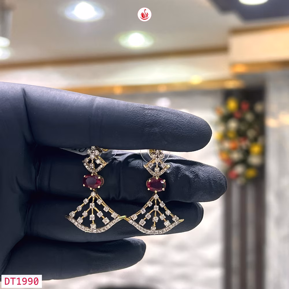 Women Diamond Earrings - DT1990