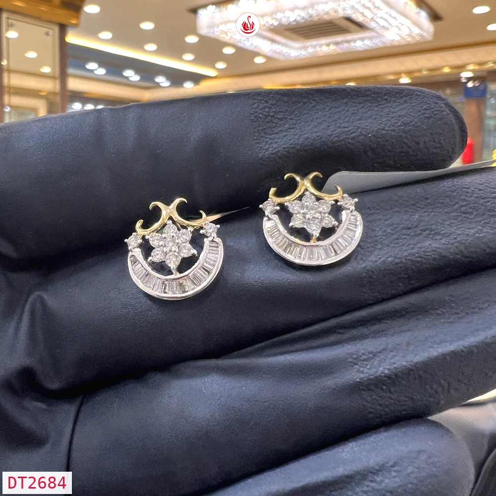 Women Diamond Earrings - DT2684