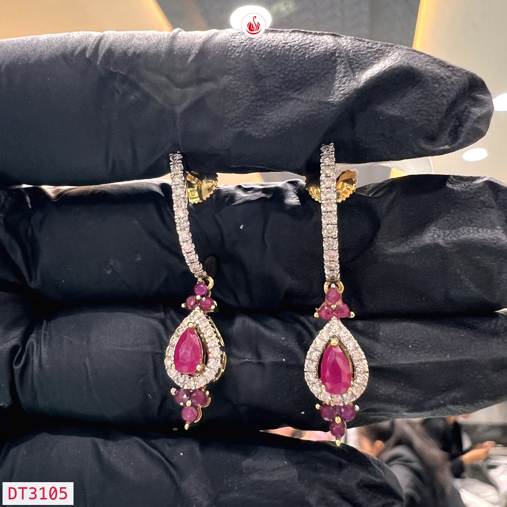 Women Diamond Earrings - DT3105