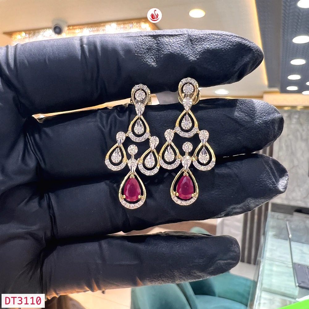 Women Diamond Earrings - DT3110