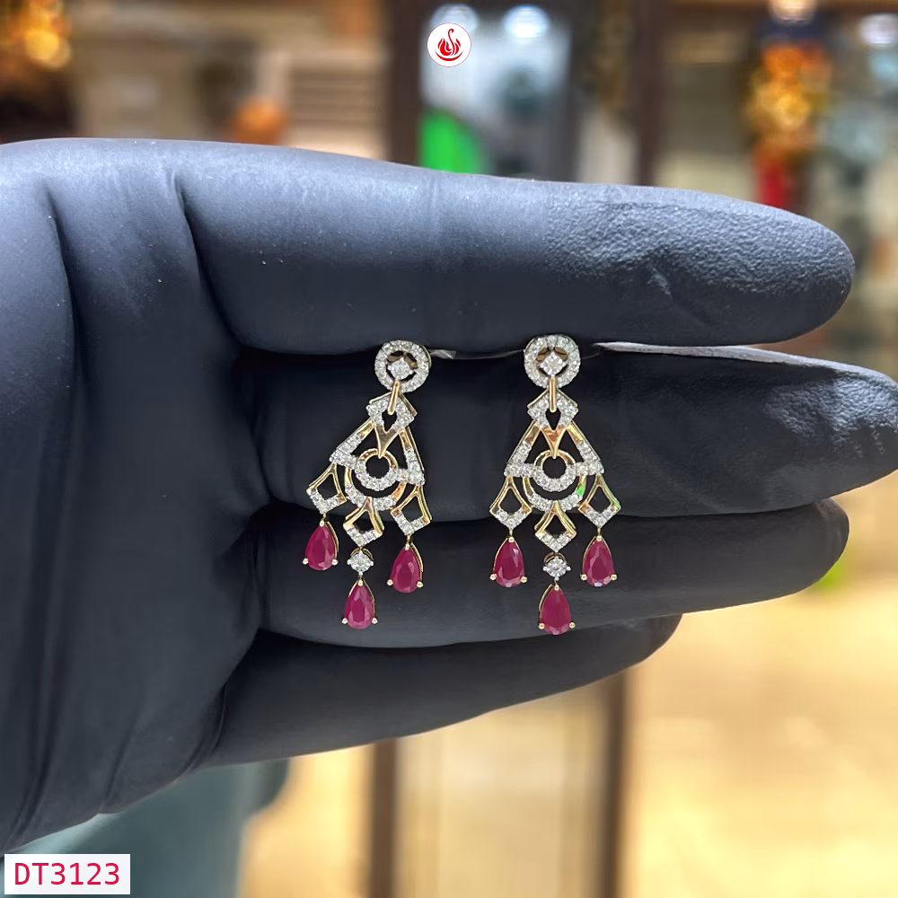 Women Diamond Earrings - DT3123