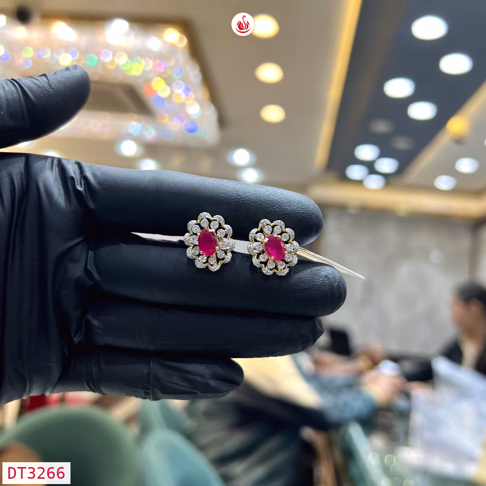 Women Diamond Earrings - DT3266