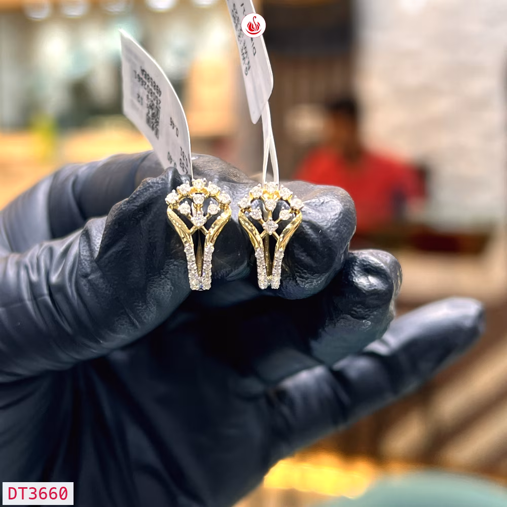 Women Diamond Earrings - DT3660