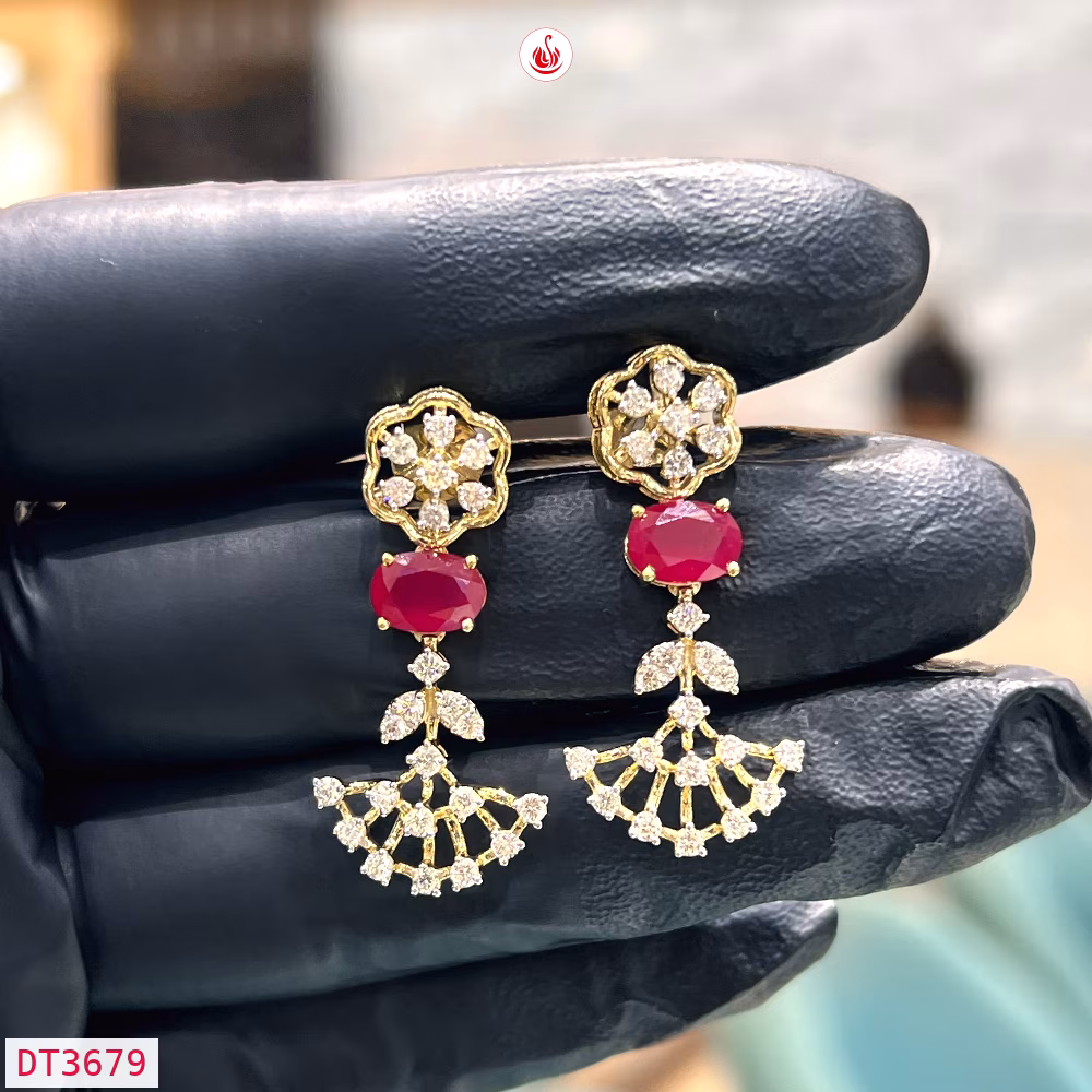 Women Diamond Earrings - DT3679