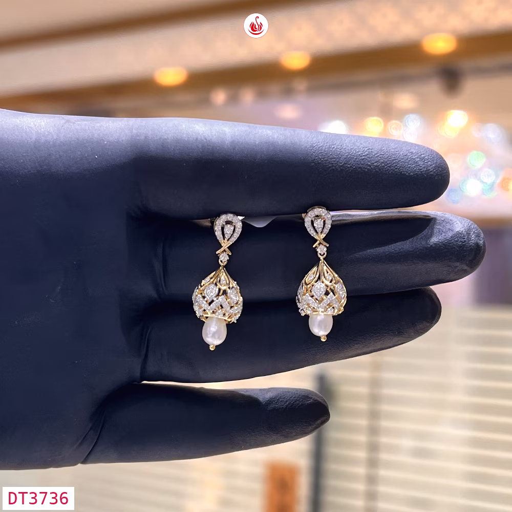 Women Diamond Earrings - DT3736