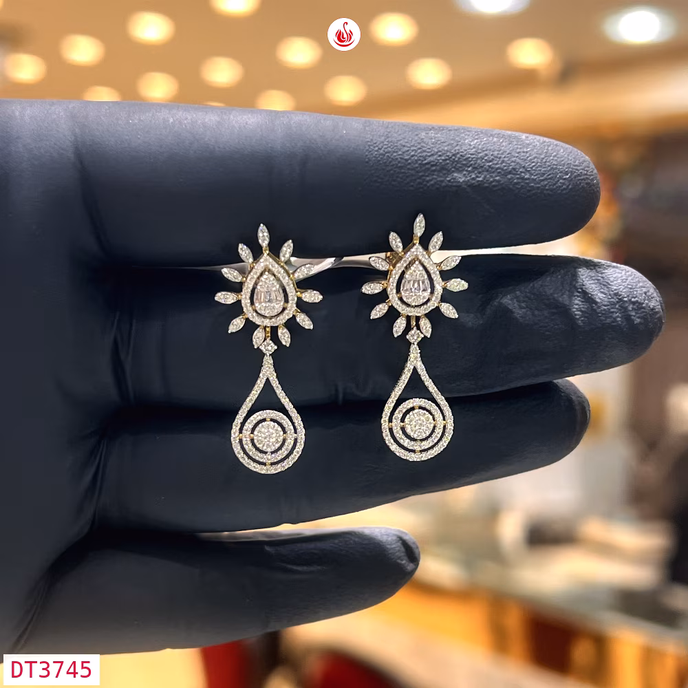 Women Diamond Earrings - DT3745