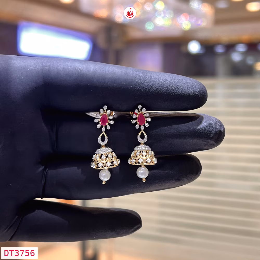 Women Diamond Earrings - DT3756