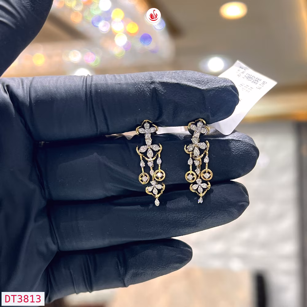 Women Diamond Earrings - DT3813