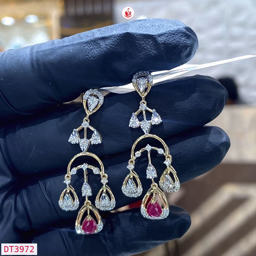 Women Diamond Earrings - DT3972