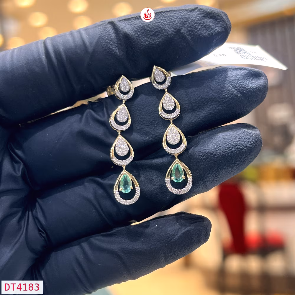 Women Diamond Earrings - DT4183