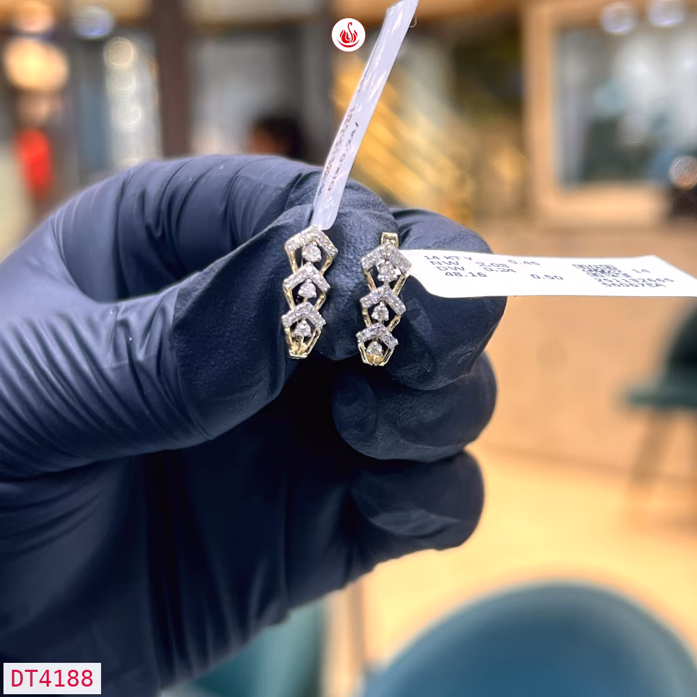 Women Diamond Earrings - DT4188