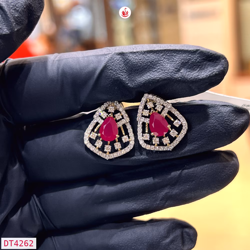 Women Diamond Earrings - DT4262