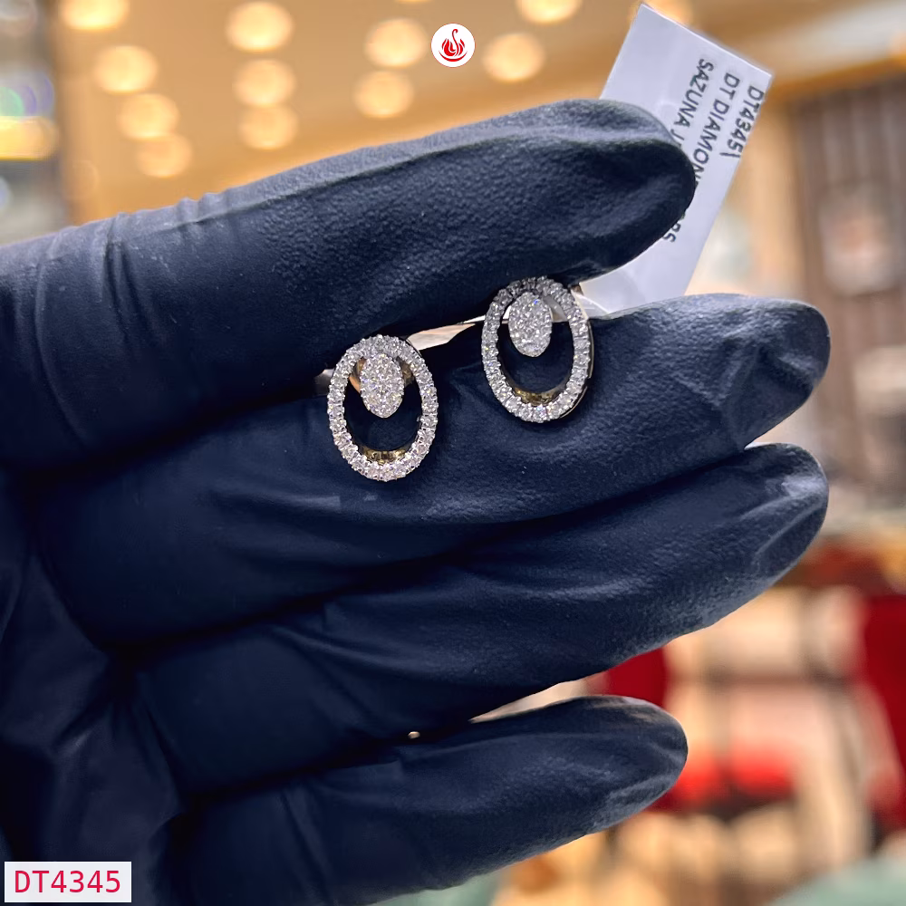 Women Diamond Earrings - DT4345