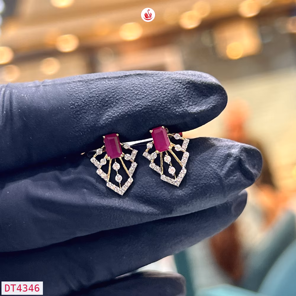 Women Diamond Earrings - DT4346