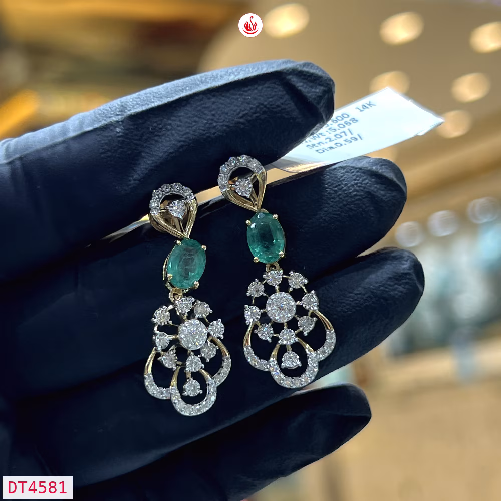 Women Diamond Earrings - DT4581