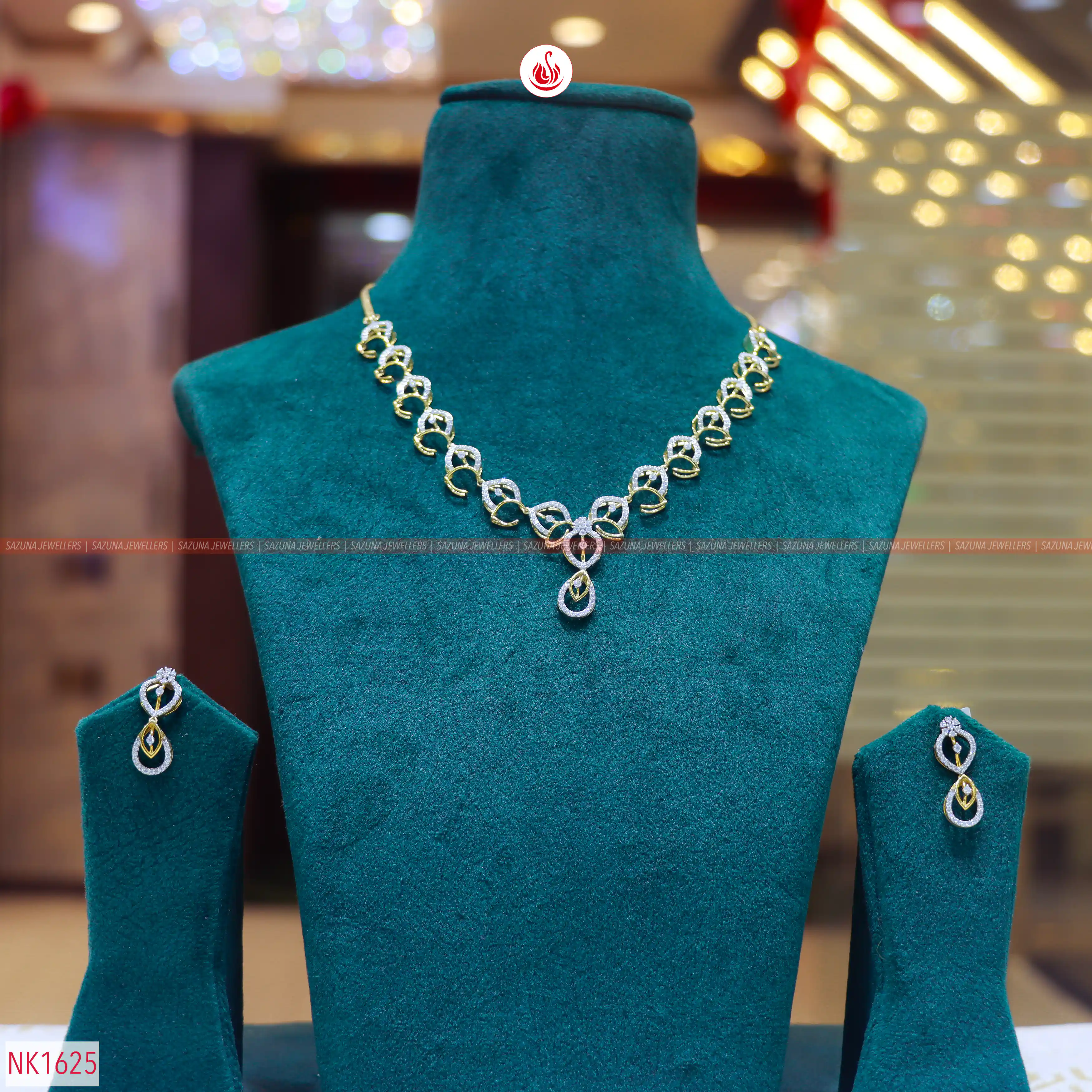 Sazuna Vaidehi  Diamond Necklace