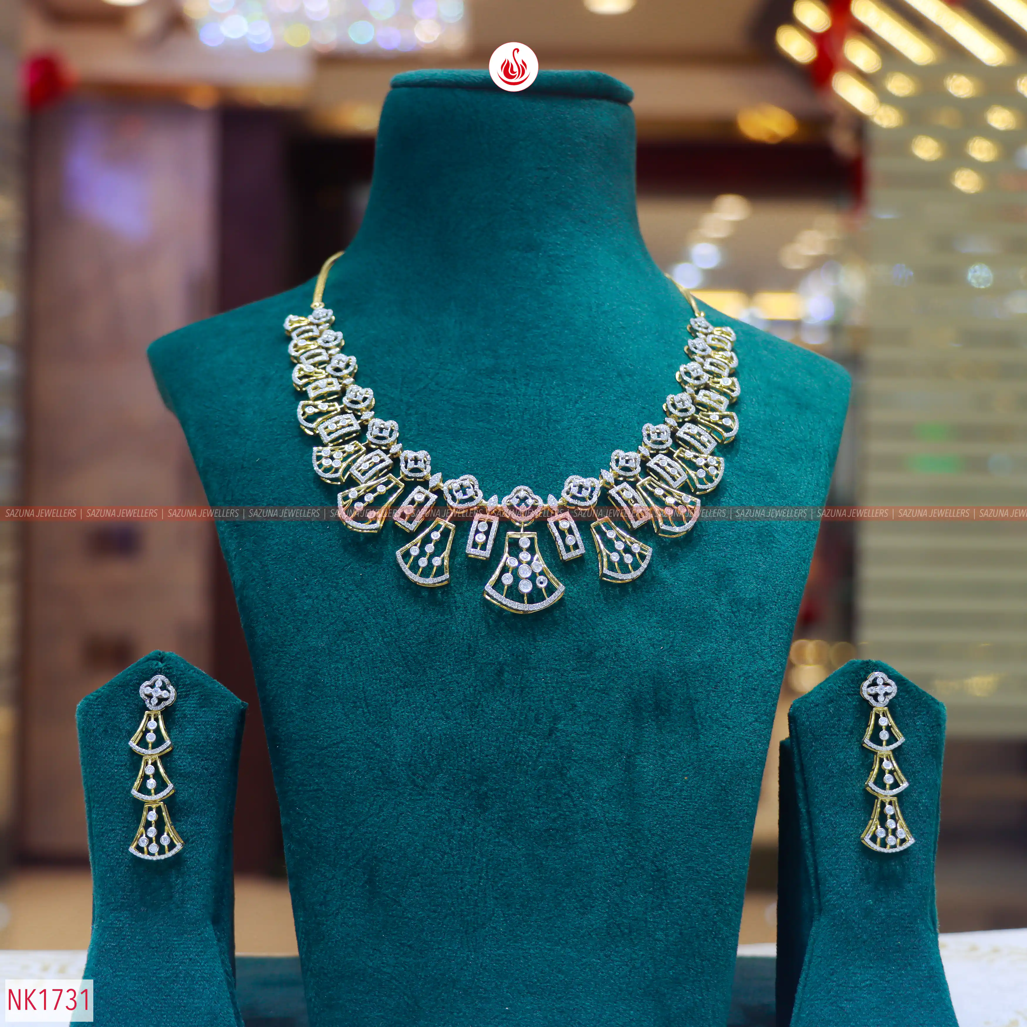 Sazuna Aakriti  Diamond Necklace
