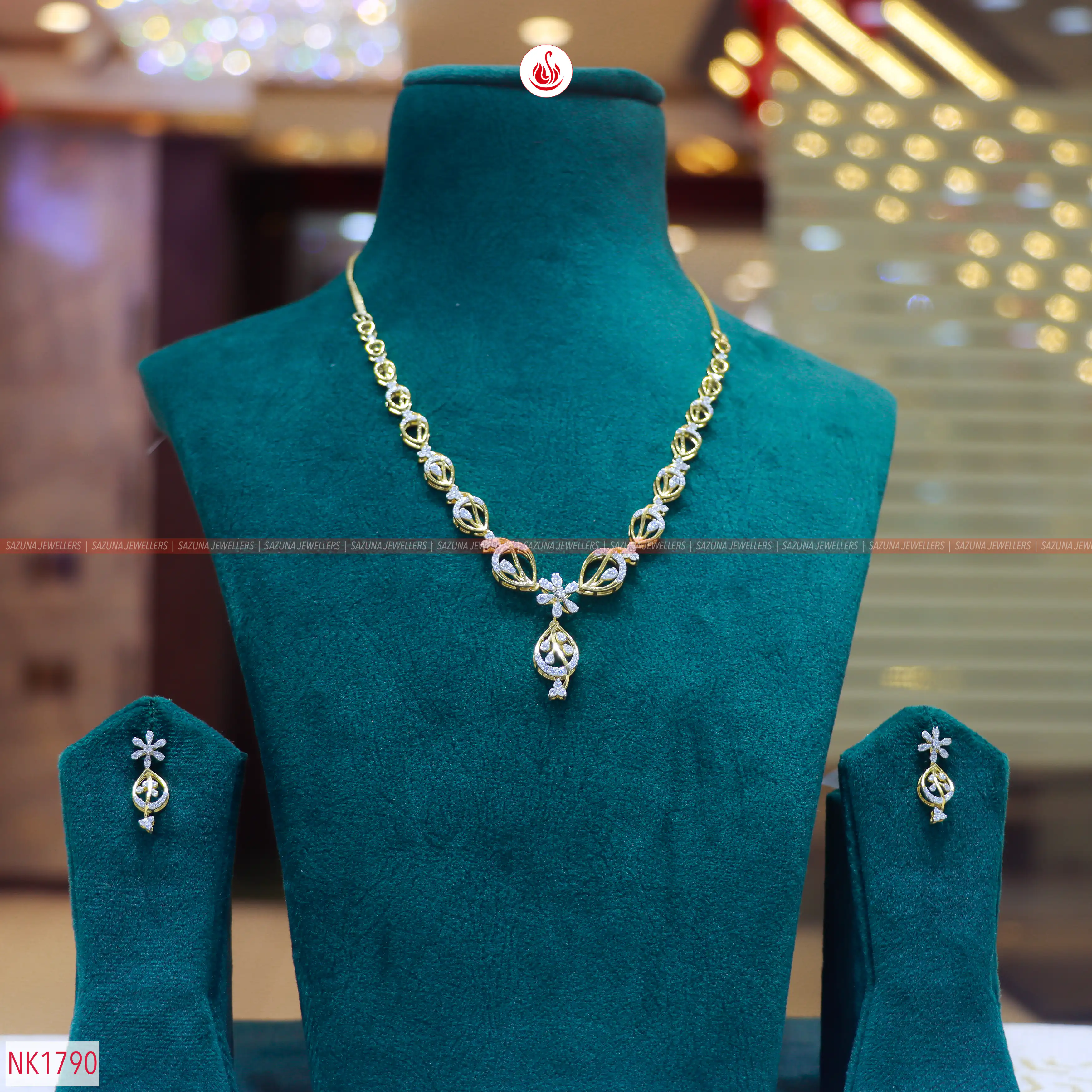 Sazuna Aanya  Diamond Necklace