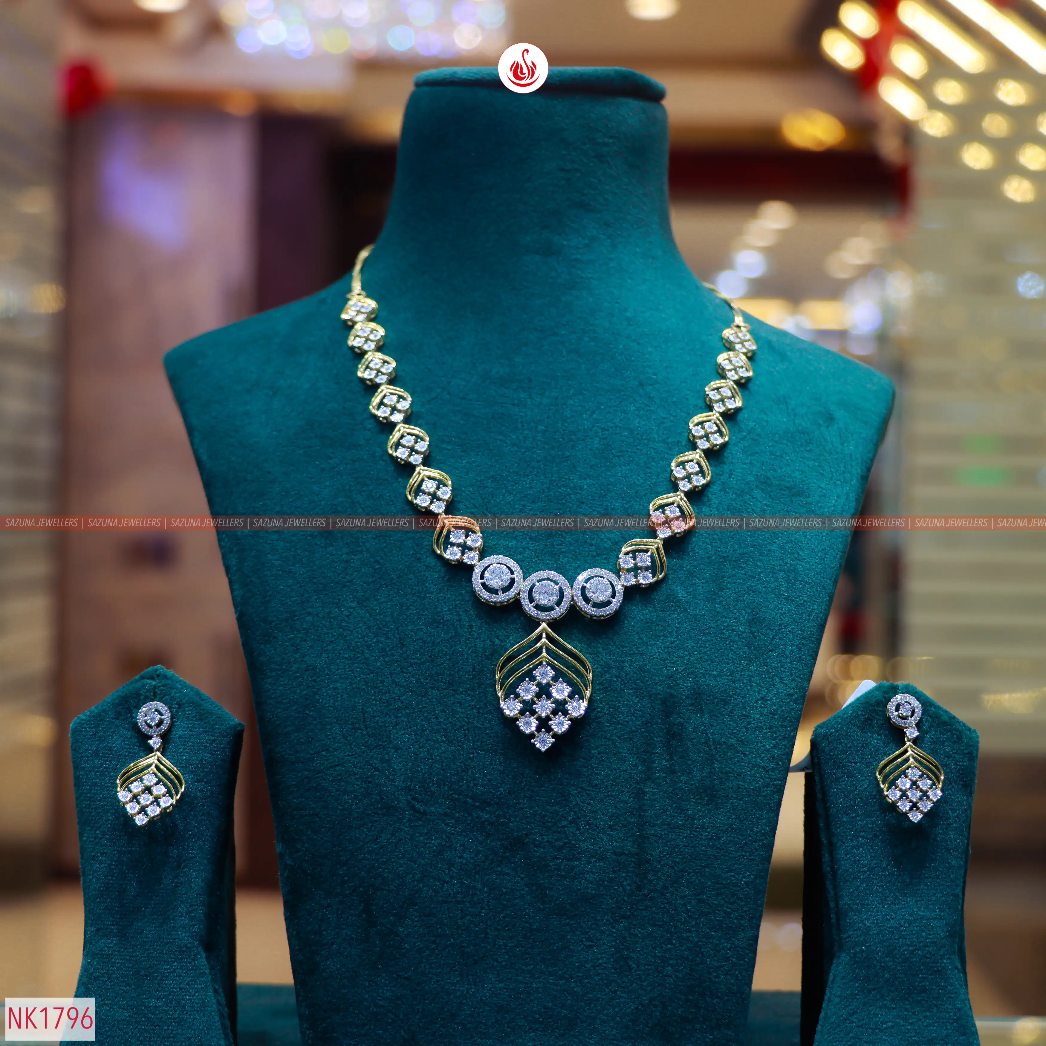 Sazuna Yashasvini  Diamond Necklace