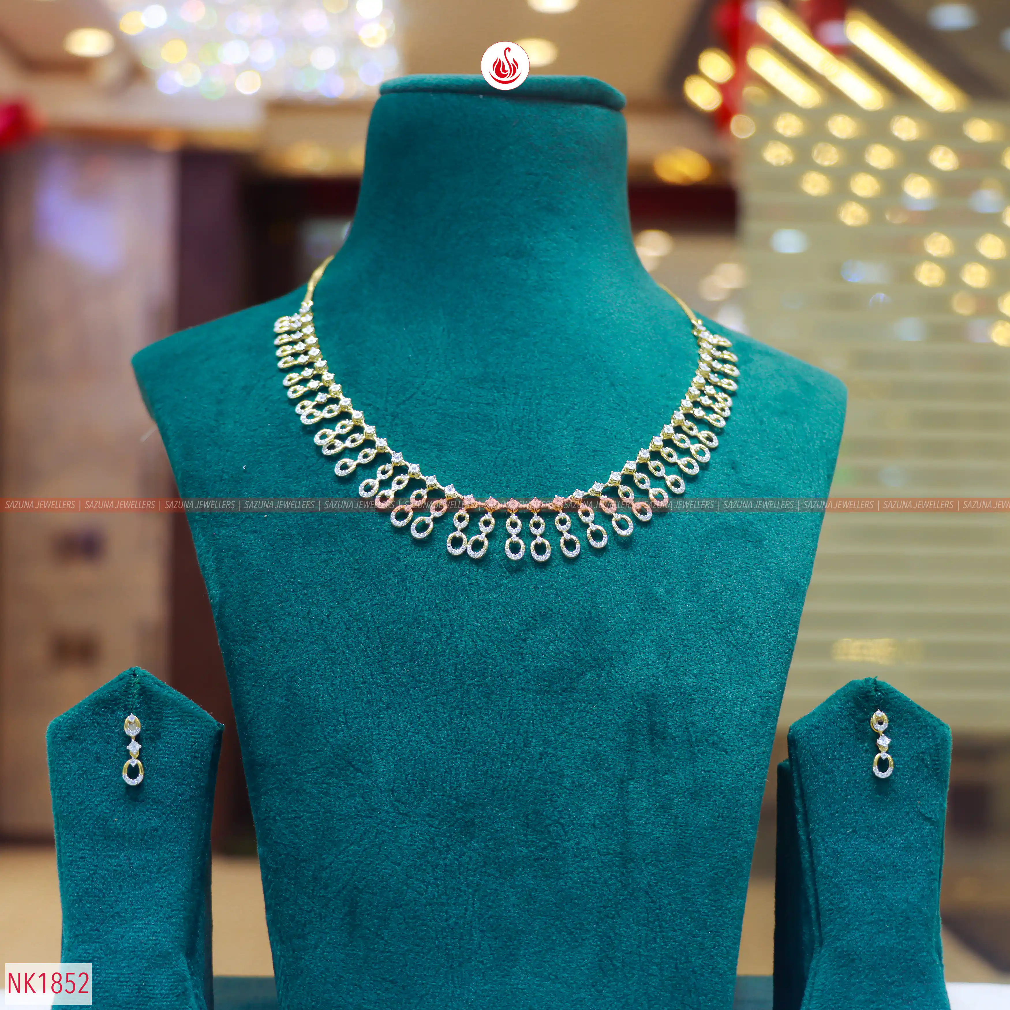 Sazuna Mishti  Diamond Necklace