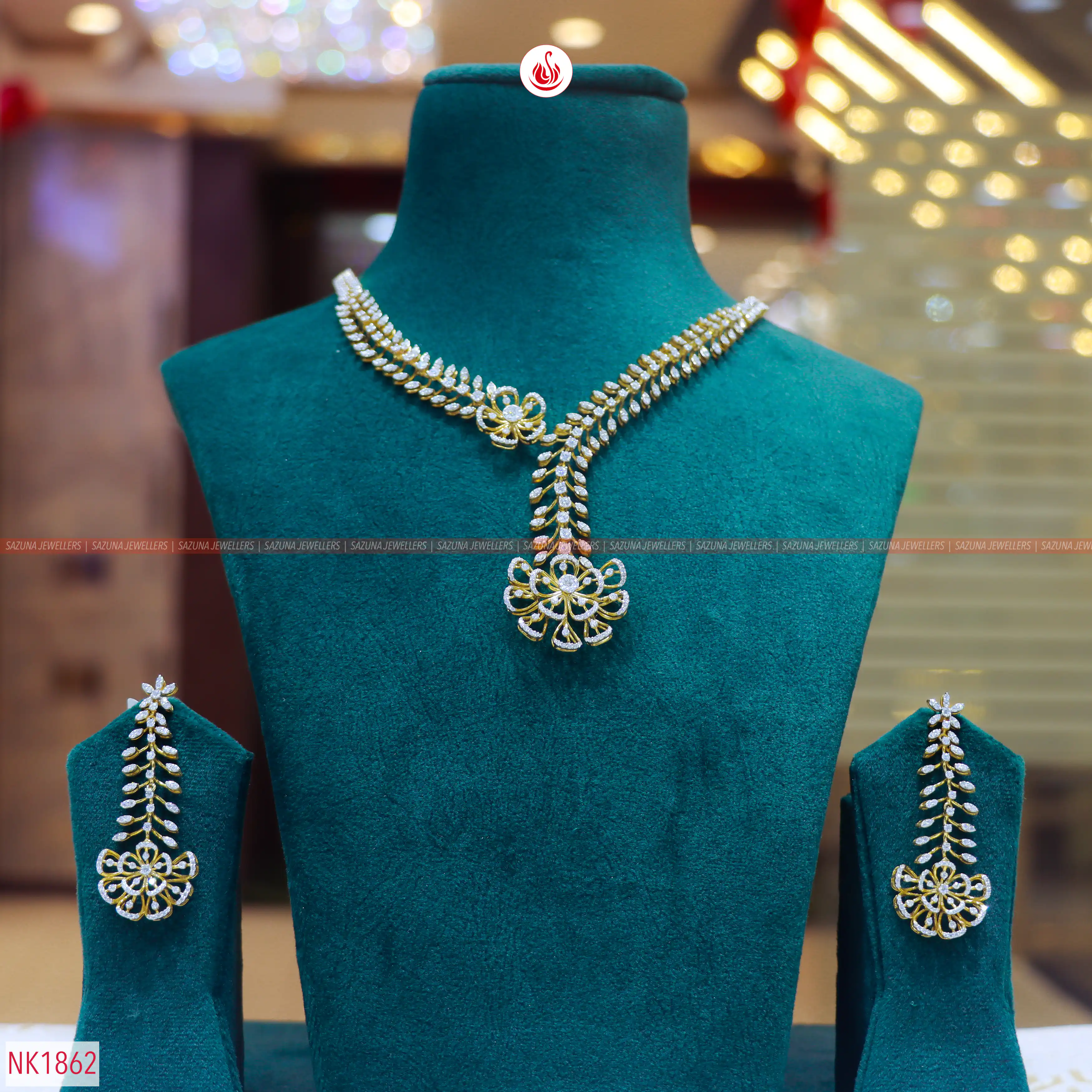 Sazuna Ridhima  Diamond Necklace