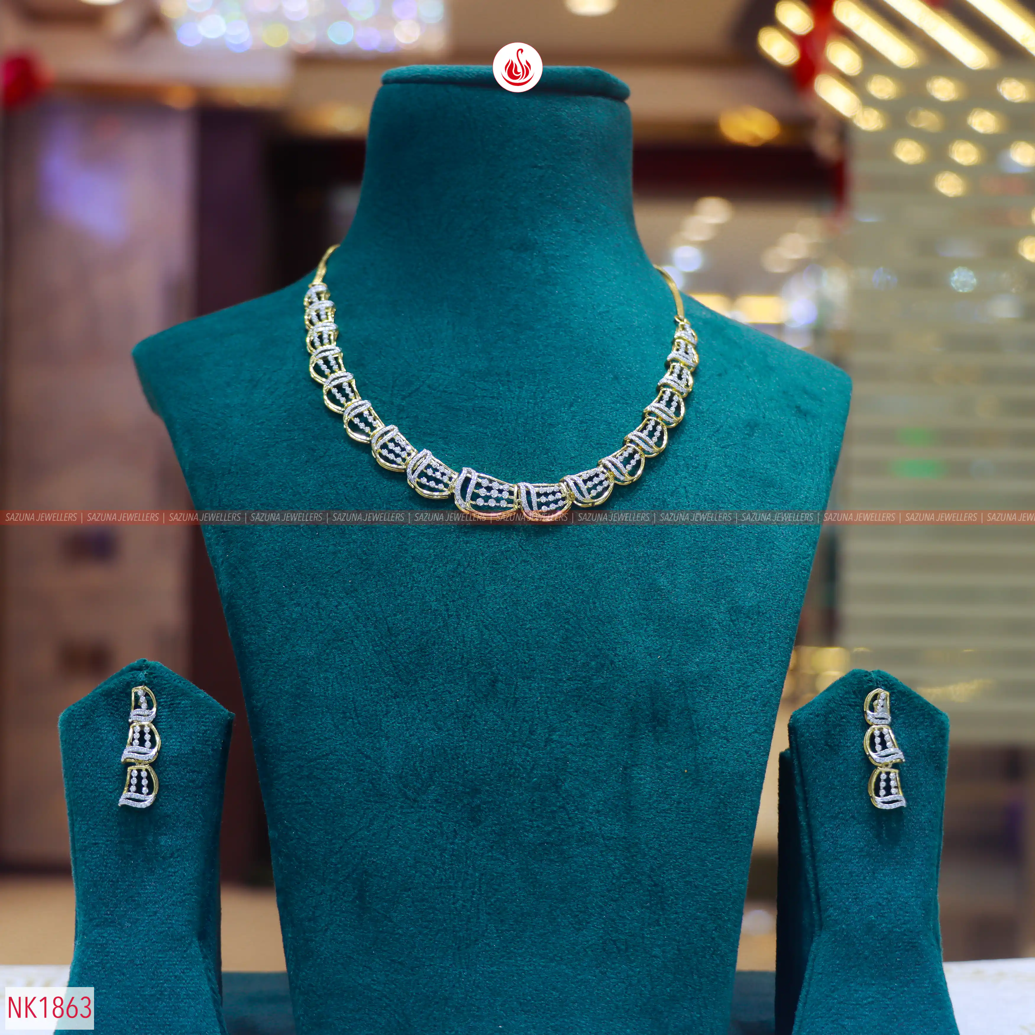 Sazuna Manisha  Diamond Necklace