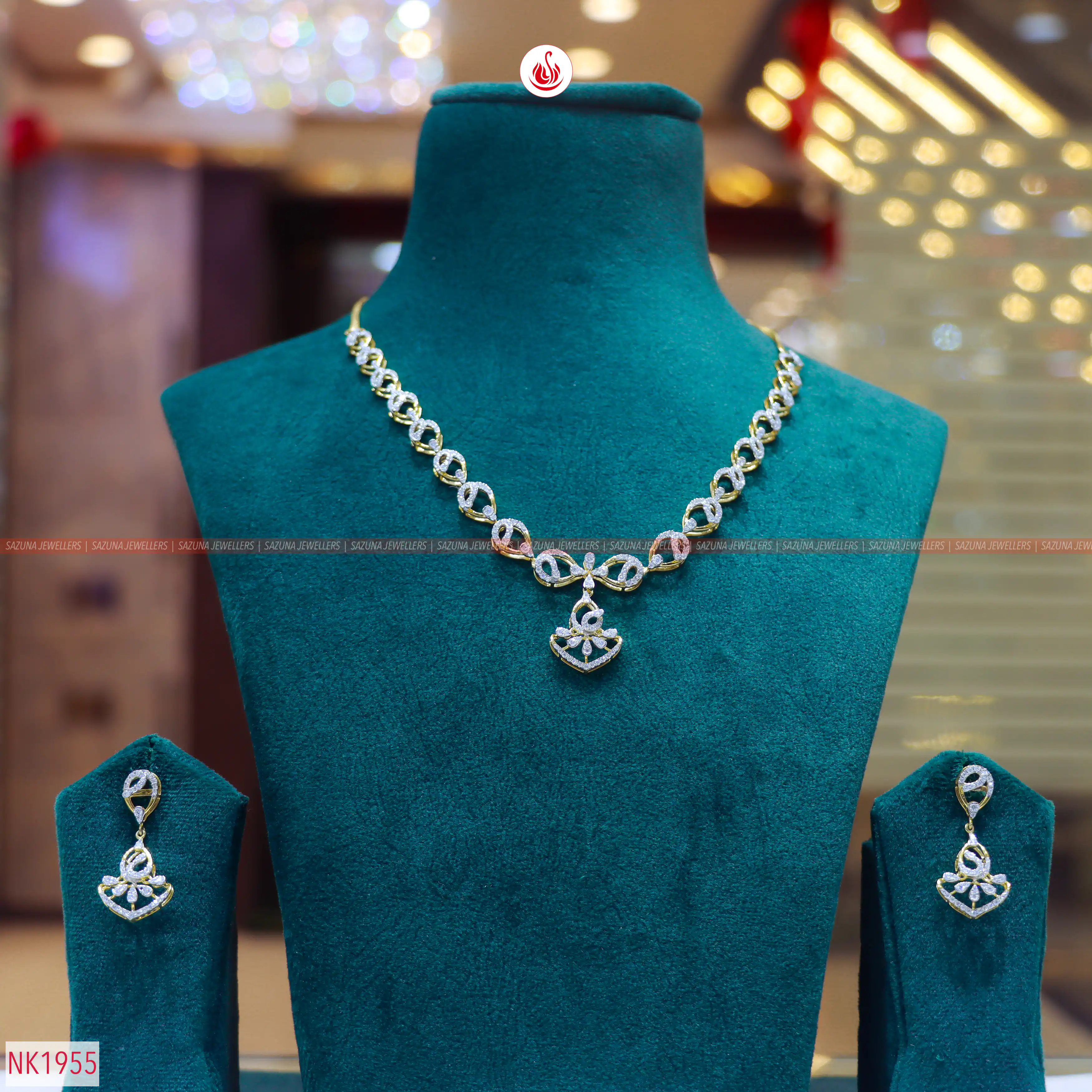 Sazuna Avantika  Diamond Necklace