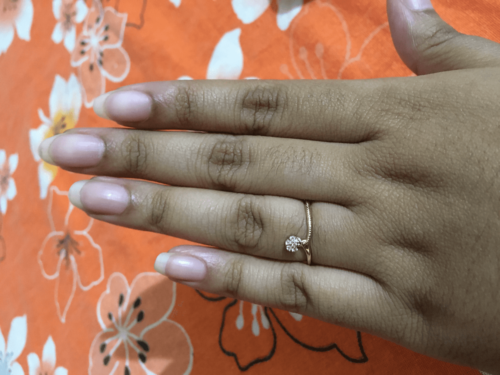 Sazuna Petite Shine Diamond Ring photo review