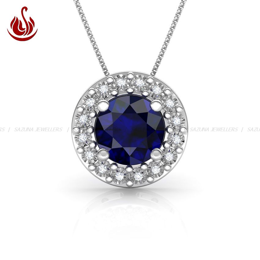 Sazuna Halo Miracle Gemstone Pendant