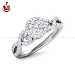 Sazuna Lyra Braided Diamond Ring