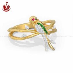 Sazuna Jovial Parrot Diamond Ring