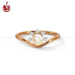 Sazuna Amara Groovy Pearl Ring